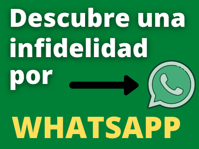 descubrir infidelidad por whatsapp